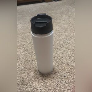 H2go White Travel Mug with Black Lid